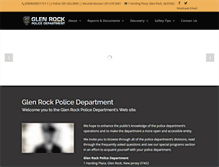 Tablet Screenshot of glenrockpolice.com